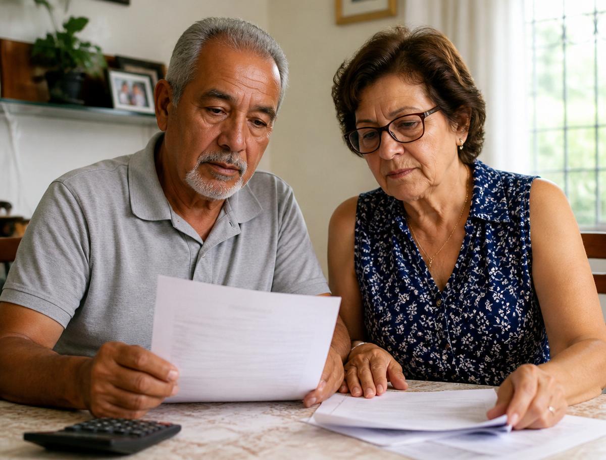 Clientes analisando documentos com apoio jurídico